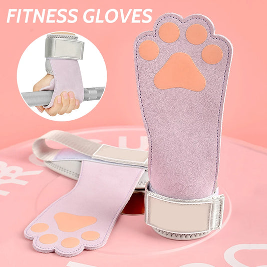 Gants de gymnastique en cuir de vachette femme ,entraînement Crossfit